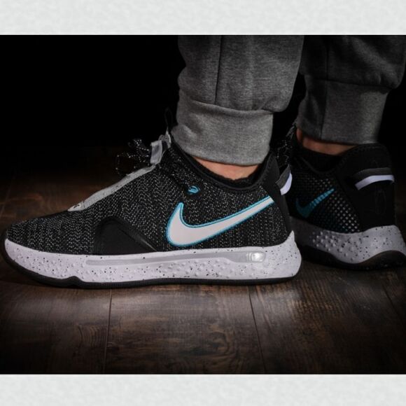 Nike Mens PG 4 CD5079-004 Black Basketball Shoes Sneakers Size 8.5 - Picture 14 of 14